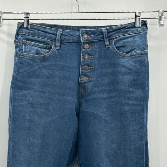 True Religion Starr High Rise Cropped Straight Jeans Women’s 29 (29/27) Distress - Picture 3 of 13